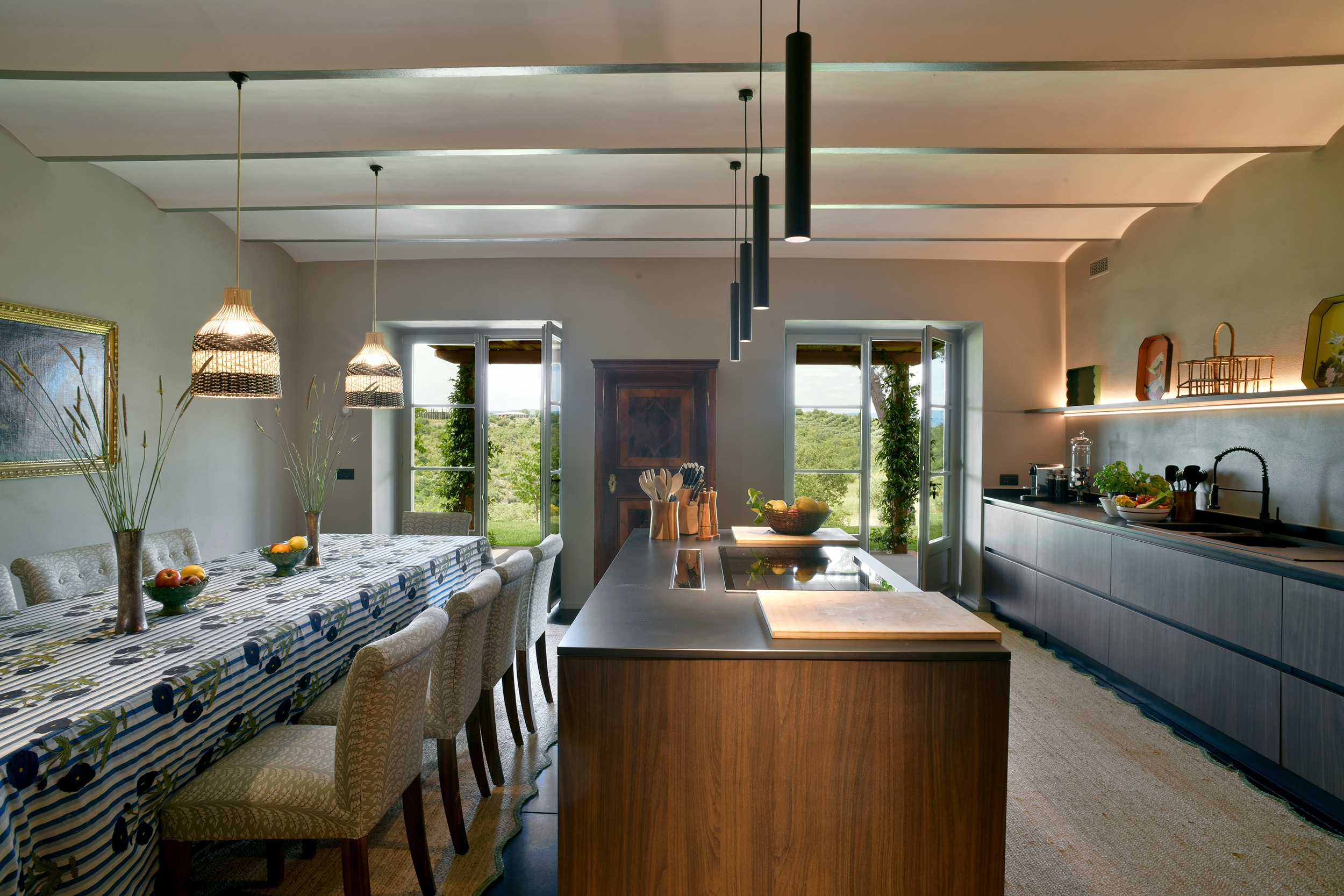 Tenuta Thun highend luxury livingkitchen
